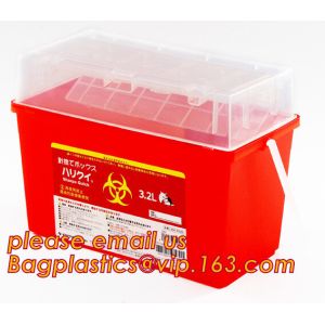 5-quart sharp containers regulations, biohazard sharp container, Disposable dual
