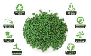 China Infill Granule FIFA Used In FIFA System For Artificial Grass TPE Thermal Plastic Elastomer Low Density UV Resistance T12R factory