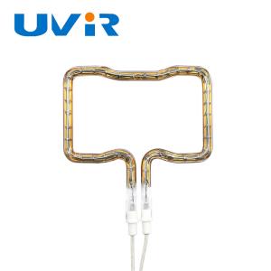 China Infrared Heating Element Tube for UVIR Customized 3D Shaped Gold-Coated Heating Radiator factory