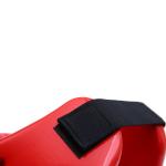 Red TKD Taekwondo Head Guard , Unisex Dipped Foam Head Protector