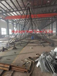 China 60 Degree Three Legged Angular Lattice Telecom Tower factory