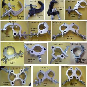 China G Shape Aluminum Clamps Stage Lighting Accessories For Hanging Led Par Light factory