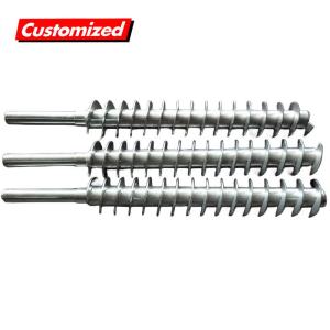 China Stainless Blade Carbon Steel Flex Screw Auger Continuous For Powder And Granule factory