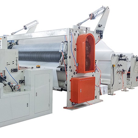 China Automatic Kitchen Towel Machine Point To Point Laminated Emboss factory