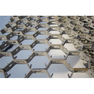 2mm 2.5mm Thickness Hex Mesh Refractory Stainless Steel