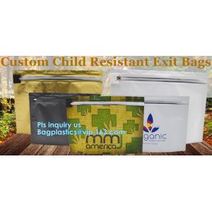 Child-resistant Packaging, Kraft Paper Child Resistant Bag, Opaque Plastic