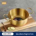 Wholesale Silver Korean Cookware Sauce Pot Stainless Steel 430 Soup Pot With