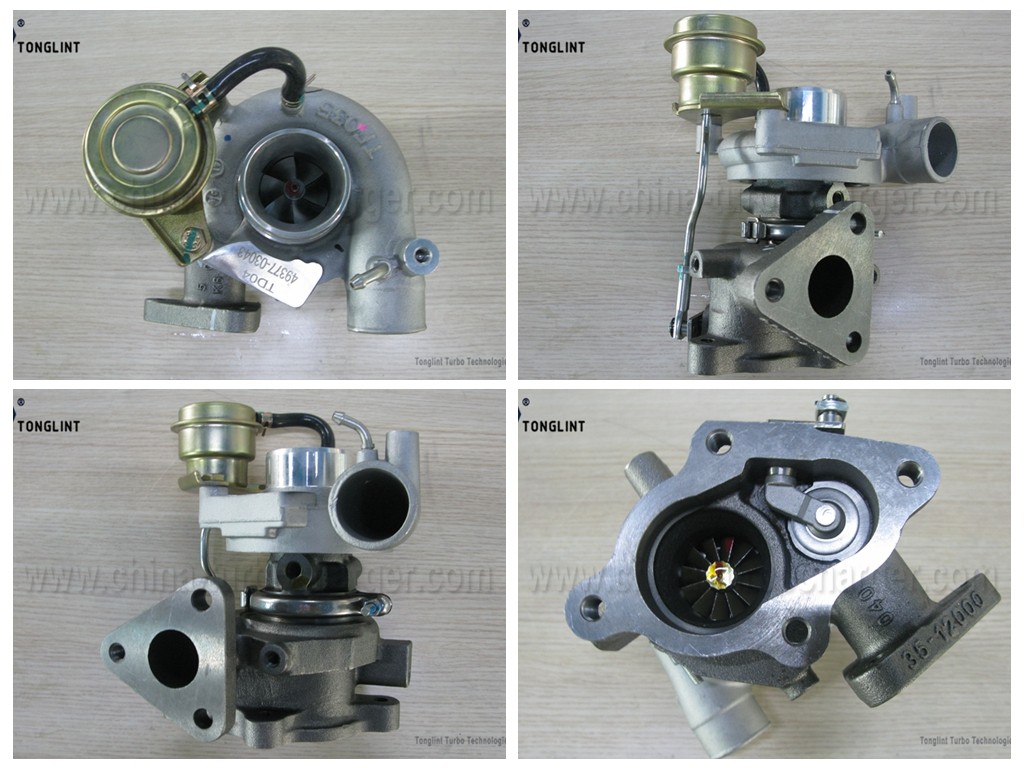 Mitsubishi Pajero TD04-12T Turbo 49377-03043 Turbocharger for Montero 2.8L Engine