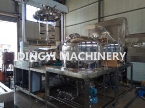 China Industrial Cosmetic Equipment Vacuum Planetry Mixer 380V Rotate Speed 3500 R / Min factory
