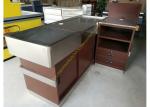 OEM Supermarket Checkout Counter / Stainless Steel Cash Register Table
