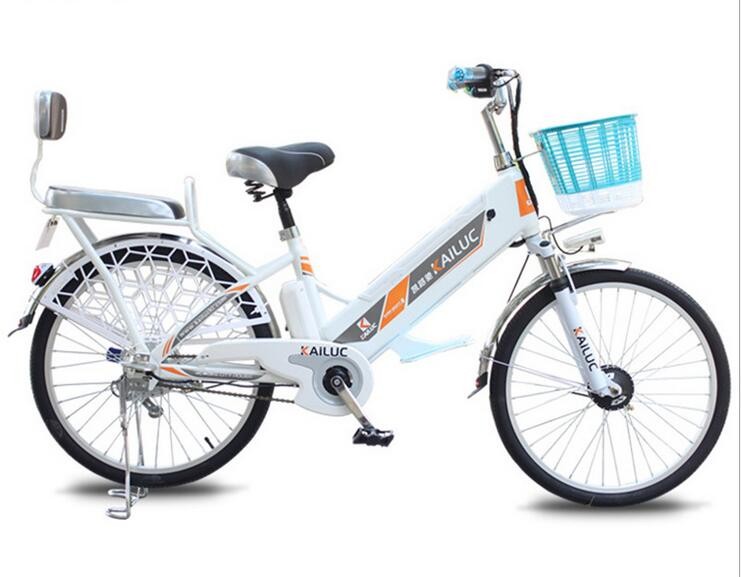 Lithium Battery Powered 240W 48V 24 Inch Wheel Electric Bike