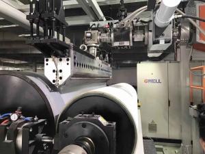China EVA soalr film Extruder type GWS180+180Thickness 0.3-1mm for Solar Panel Production factory