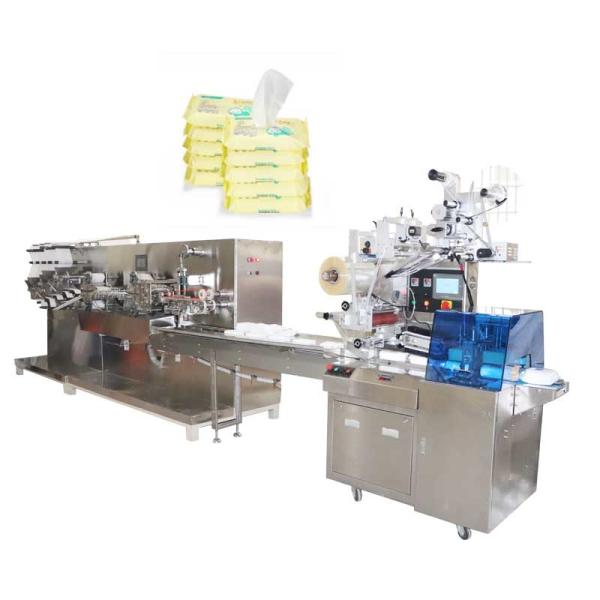 30 - 120PC Wet Wipes Production Machine With 5 Slitting Lanes Baby Wipes Packing