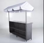 Rattan Effect Night Club Bar Counter Tiki Outdoor Rattan Bar Furniture With Roof