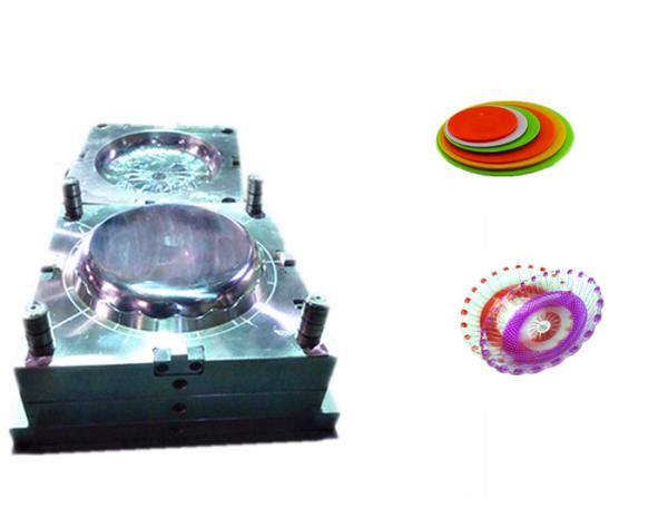 Household Kitchen Dish Twin Plastic Bowl Mould , Cold Runner Home Appliance