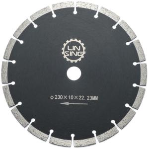 China 9&quot; 230mm Laser Segmented Diamond Cutting Disc for Granite Marble Concrete Ceramic Tile factory