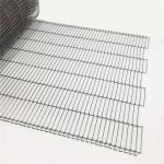Food Grade 304 Stainless Steel Flat Wire Mesh Conveyor Belts For Bread Baking