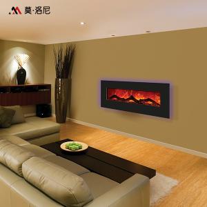 China 148cm Wall Mount Electric Fireplace Option Two Heating Levels 220-240Voltage factory