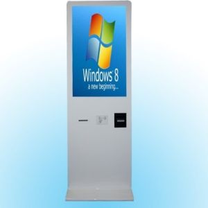 China Ticket Vending Self Service Kiosk With Barcode Scanner / Tempered Glass on sale China Ticket Vending Self Service Kiosk With Barcode Scanner / Tempered Glass on sale