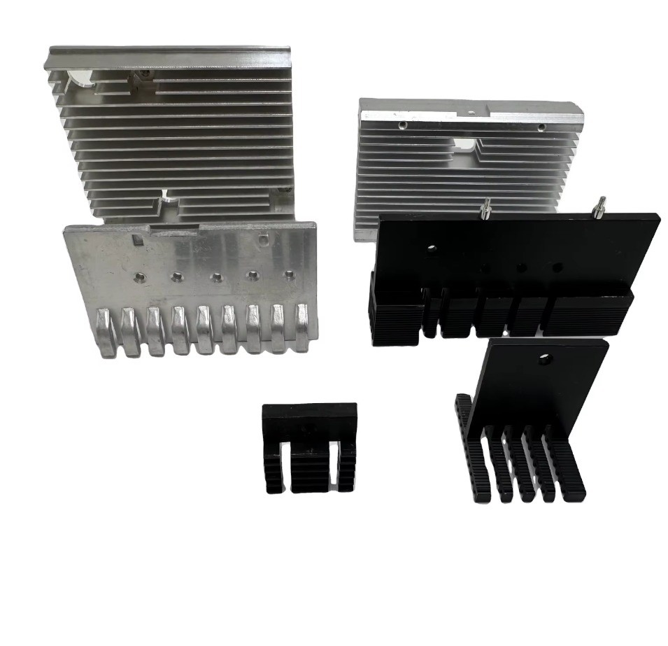 China Brass Silver Aluminium Heat Sink Extrusion High Thermal Conductivity on sale