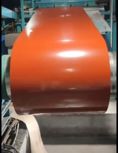 China COLOR Steel PPGI 0.09-0.7Thickness TDC51D Prepainted Galvanized Steel Sheets Color Coil With Strong Anti-corrosion Orange Color factory