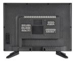 19 Inch LCD LED Small Size TV Panel DC 12V Black Cabinet With Wifi