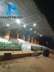 Galvanized Steel Grandstand Seating Stable Performance For Hockey Sports Field