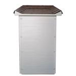 Garden Traditional Steam Sauna Room , Canadian Hemlock Barrel Outdoor Sauna
