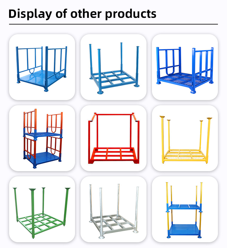 Multi Function Intubated Steel Stack Rack Heavy Duty Warehouse Stack Rack 200Kg