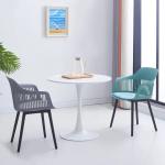 Blue Orange Coloured Plastic Dining Chairs Apartment Plastic Chairs For Dining
