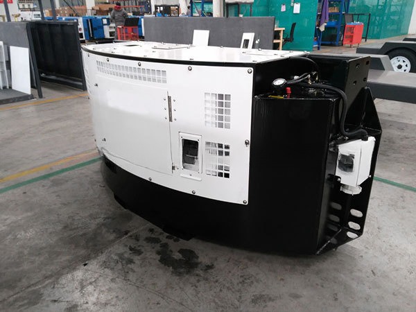 400L Fuel Tank Trailer Side Mount Diesel Generator Set for Reefer Container Genset 473L Tank Capacity