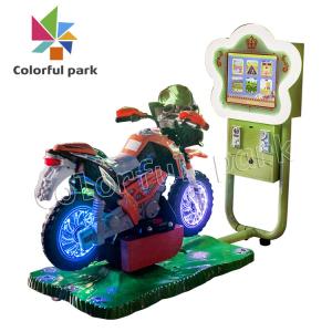 China Super Motorcycle Kid Arcade Machine Interactive Video Game Coin Operated Racing Children'S Rides factory