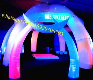 China inflatable LED ivory tusk arch factory