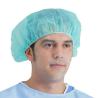 Buy cheap Elastic 24" 20gsm Disposable Bouffant Surgical Caps from wholesalers