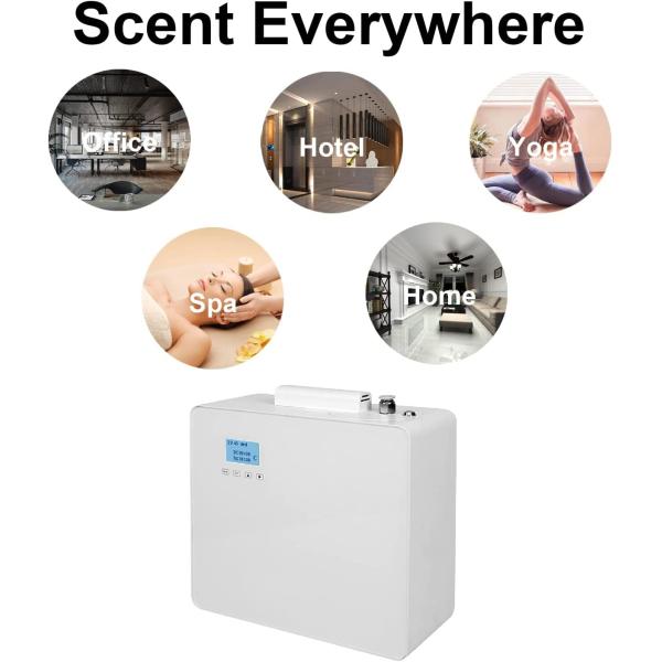 HOMEFISH Electric Aroma Diffuser Essential Oil Diffuser Air Freshener 800ml