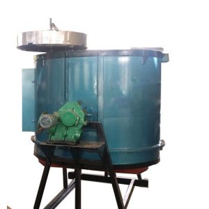 China 800 ℃ Aluminum Crucible Melting Furnace , Mechanical Tilting Brass Melting Furnace on sale