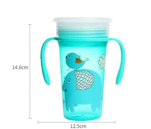 China （NEW）300ml PP Baby 360 degree angle Cup factory