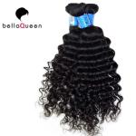 Free Tangle Brazilian Virgin Unprocessed Remy Human Hair Weave For Deep Wave