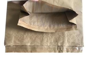 China Building Material 120gsm Heat Sealed Paper Bags With Pinch Bottom factory