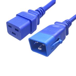 China IEC Power Extension Cable , C19 To C20 UL Listed Power Cable factory