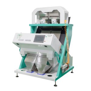 2 Chutes 99.99% Plastic Color Sorter Machine With CCD Camera