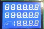 Tokheim 5V VDD Negative Lcd Display Board CTP LCM For Fuel Dispenser