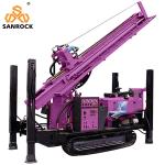 Hydraulic Portable Crawler Water Well Drilling Rig Borehole 200m Depth
