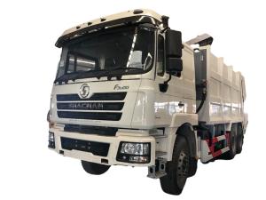 China 340hp Compression Garbage Truck SHACMAN F3000 Rear Loader Garbage Truck 6x4 Euro Il factory