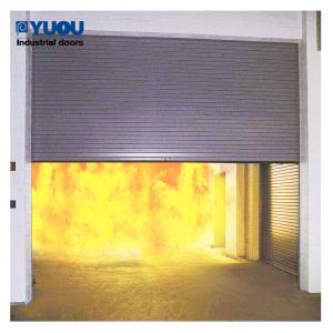 China 0.8mm Galvanized Fire Rated Roller Shutter Door Steel Finished CCC Certificated factory