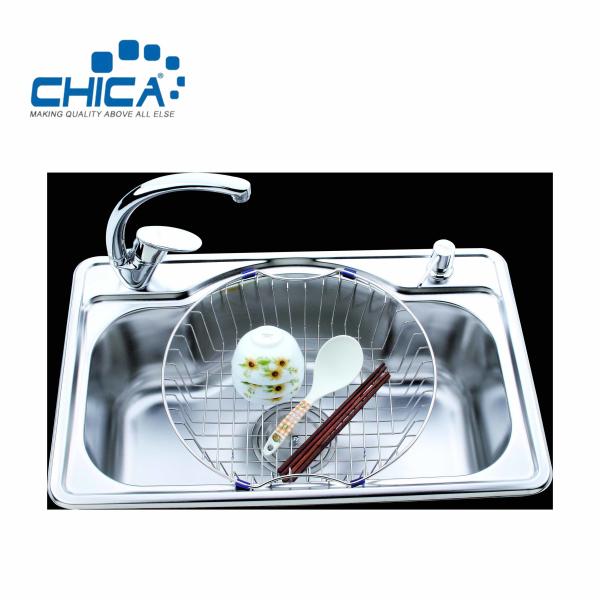 Press Kitchen Sink SUS304 Stainless Steel Kitchen Sink Single Bowl Kitchen Sinks