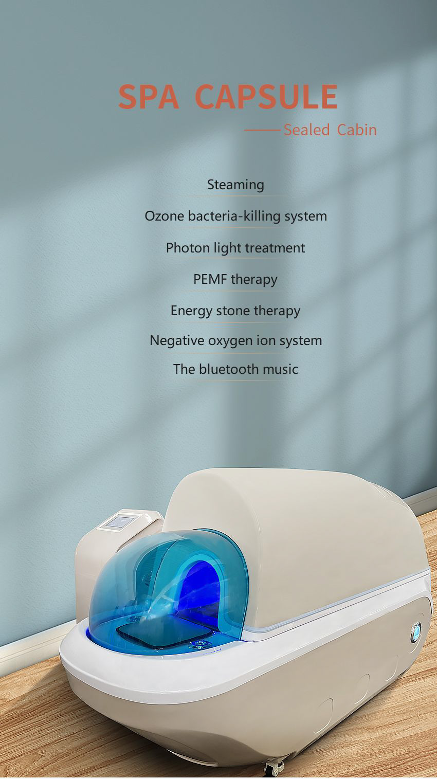 Pemf Therapy Hydration Station Spa Capsule Ozone Sauna For Weight Loss
