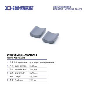 China China Region Super Permanent Magnet Ferrite For Motorcycle Motor W2021J factory