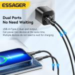 PD3.0 QC3.0 GaN Chargers USB A Type C USB C Phone Charger 20W ES-CD31 Series