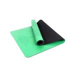 Custom Logo Natural Rubber Eco-Friendly Non slip Non Toxic PU Leather Yoga Mat